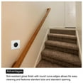 thumbnail image 5 of Placa de Pared con Grommet PC con Pasacables de Caucho de 1.2 Pulgadas Blanca 2 Pcs, 5 of 5