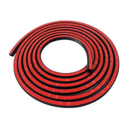 Small D\-Shape Sealing Strip Dustproof Soundproof Weatherstrip for Car Trunk Hood Closing Door Mute Bar 5 meter