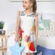 thumbnail image 4 of Balery Summer Gnome Camisón de princesa para niñas, pijama de algodón con mangas abullonadas, suave y bonito.-XX-Large, 4 of 6