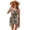 Hunting Leaf, variant on Girls Hunting Leaf Flame Swimsiut One-Piece Bathing Suit with Sheer Bikini Wraps Adjustable Straps Swimwear Beachwear Size 7-18