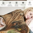 thumbnail image 3 of BCIIG Just A Girl Who Loves Highland Cows Throw Blanket Cute Highland Cattle   Plush Soft Cozy Cartoon Farm Cow Animal Gifts Blanket for Kids Girls Adults Couch Bed Chair Office Dorm Decor   50x60in, 3 of 6
