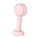 thumbnail image 4 of Ventilador de mesa silencioso con luz LED para maquillaje, pequeño ventilador de refrigeración para interiores, dormitorios y coches. Rosa, 4 of 9