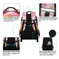 thumbnail image 4 of FORMRS Unisex Backpack Elementary School Travel Bookbag with Reflective Stripes, Swirling Lines, 4 of 7