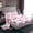 Pink K, variant on Feelyou Cute Pink Monogrammed Twin Sheet Sets for Child, Kawaii Bow Letter P Twin Fitted Sheet, Dreamy Princess Style Flat Sheet, Luxury Bedroom Decor, 3 Pieces