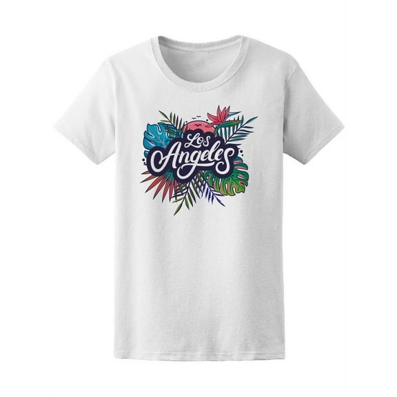 Los Angeles Tropical Plant T-Shirt Women -Image by Shutterstock, Female Small