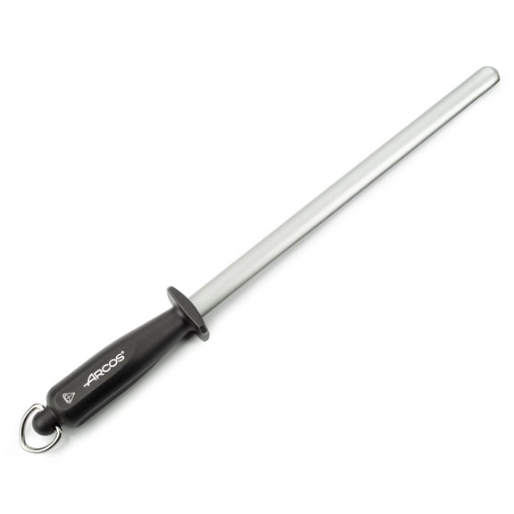 ARCOS Sharpening Steel 8 Inch Nitrum Stainless Steel and 280 mm Blade. Series Chaira.