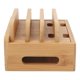 thumbnail image 3 of Base de carga de escritorio de madera, organizador portátil para tabletas, base de escritorio para portátiles, 3 of 9