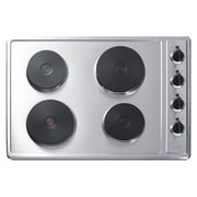 Summit CSD4B300 30" Wide 4 Burner Electric Cooktop - Stainless Steel