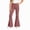 0##Brick Red631, variant on Tiijoy Girls Stylish Leopard Print Flared Pants Casual Slim Fit Pants, Size 5-16