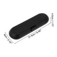 thumbnail image 3 of Unique Bargains Frosted Electric Toothbrush Travel Case for Philips for Sonicare for Oral-B Pro for iO and Other Electric Toothbrush Black, 3 of 6