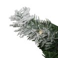 thumbnail image 2 of Northlight Pre-Lit Flocked Winfield Fir Artificial Christmas Wreath - 48-Inch, Warm White LED Lights, 2 of 4