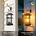 thumbnail image 3 of Lámpara Solar Portátil, Luces Decorativas Colgantes de Exterior para Patio de Jardín, Luces Solares Resistentes a la Intemperie para Jardines, Patios, Árboles y Céspedes, 3 of 7