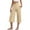 Khaki, variant on Womens Capri Pants Wide Leg Pants for Women Yoga Sweatpants with Pockets Workout Gym Trousers Clearance Deal