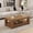Wood, variant on Vanress 43 Inch Rectangle Coffee Table, Wood Rectangular Center Tables, Modern Low Cocktail Tea Table for Living Room, Bedroom, Easy Assembly, Wood