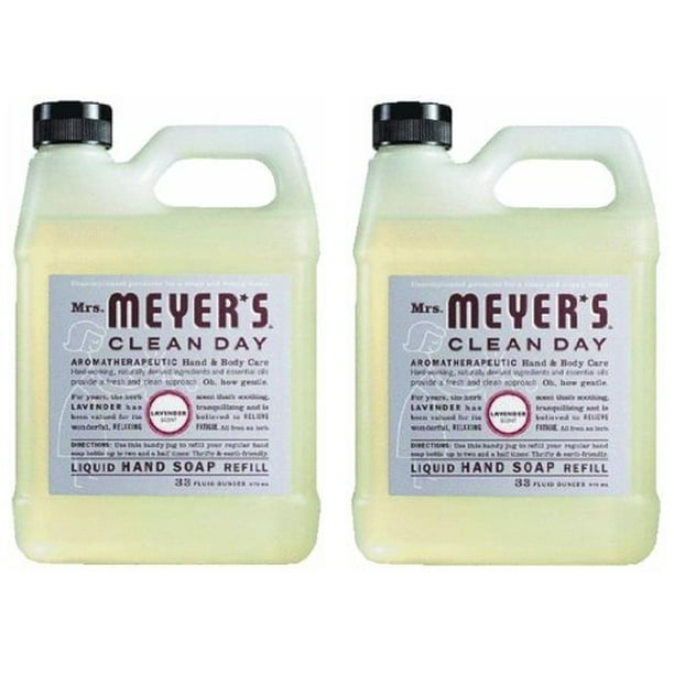Earth Friendly, Mrs. Meyers Liquid Hand Soap Refill 33 Oz Lavender