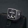 thumbnail image 2 of Retro Punk Stainless Steel Ring Gram--12-Model code12354 12, 2 of 2