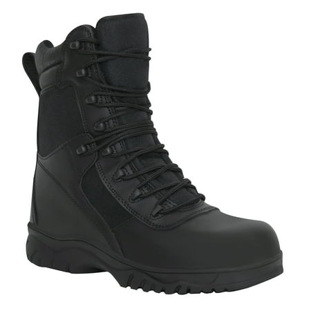 

Rothco Forced Entry Tactical Boot With Side Zipper & Composite Toe - 8 Inch