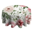 thumbnail image 4 of Pioneer Flower Round Tablecloth 60" X 60",Wrinkle Wipeable Table Cloth for Kitchen Dining Room Picnic Patio Party, 4 of 6