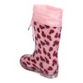 thumbnail image 3 of New Girl Jelly Beans Ladybug PVC Ladybug Lug Sole Drawstring Rain Boot (Toddler), 3 of 5