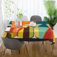 thumbnail image 3 of Yayeee Tablecloths 54" x 72" Rectangle Wrinkle Resistant Party Table Cover, Colorful Cocktails, 3 of 8
