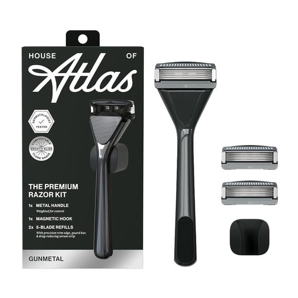 Razor House of Atlas Premium para hombre con 2 recambios y gancho