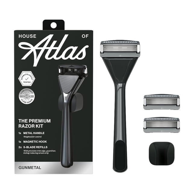 Razor House of Atlas Premium para hombre con 2 recambios y gancho