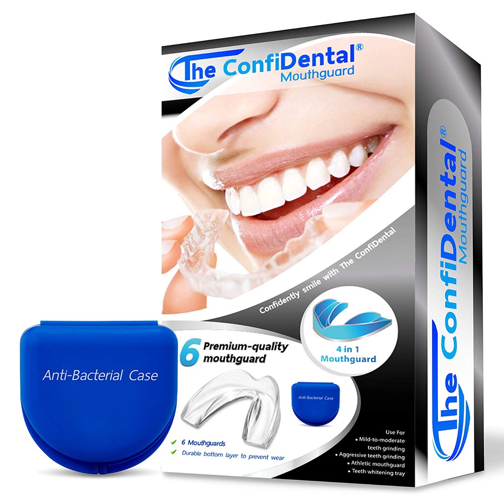 The ConfiDental Pack of 6 Moldable Mouth Guard for Teeth Grinding