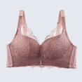 thumbnail image 1 of LOVZFMLL Bras for Women Woman's Solid Color Printing Large Size Ventilate Bra Without Steel Rim Coffee L, 1 of 3