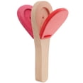thumbnail image 1 of Minkissy 1Ensemble Instrument à Doigts en Bois à Long Manche pour Enfants Rouge, 1 of 5