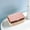 A600# Pink home decorations clearance under 5$, variant on kkbbma Soap Box - Soap Holder Handwashing Room With Lid Plastic Soap Box Double Draining Soap Box