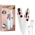 thumbnail image 1 of Eyebrow Razor, Facial Epilator for Women, Epilator, (USB Rechargeable), 2 in 1 Eyebrow Trimmer and 100% Painless Epilator for Brows, Nose, Lips, Face, Body, 1 of 5