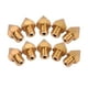 thumbnail image 1 of 10 Uds extrusora de impresora 3D boquilla de latón 0,4 mm impresora Hotend Compatible con impresora Abanopi  Boquilla, 1 of 6