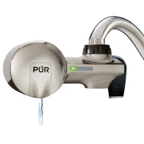 Pur Advanced Faucet Water Filter Fm 3700b Chrome Walmart Com