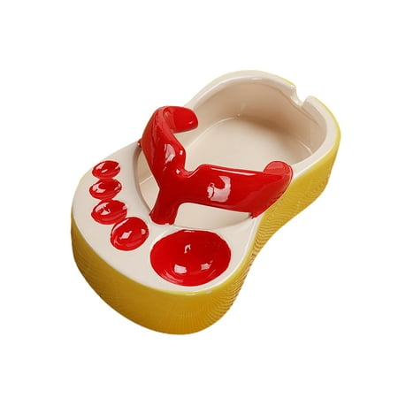 

Doolland Cute Ceramic Bowl Mini French Fries Plate Flip Flops Bowl Creative Plate Fun Cute Ceramic Bowl