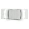 thumbnail image 2 of 10K White Gold 8mm Light Weight Flat Band Ring Size 10, 2 of 7