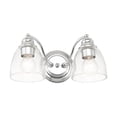thumbnail image 6 of 15132-05 Livex Lighting Montgomery - 2 Light Bath Vanity In Transitional Style-7 Inches Tall and 13.5 Inches Wide-Polished Chrome Finish, 6 of 12