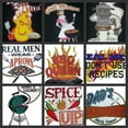 thumbnail image 2 of BBQ Apron Design [Grill Mistress] Embroidered Iron On/Sew patch [5.5 X 8], 2 of 2