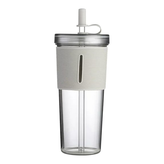 Insulated Double Wall Acrylic Tumbler 700ML with Lid and Straw for Travel Reusable Clear Drinkware for - Cup