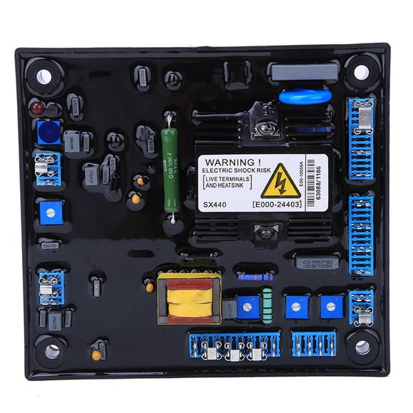 Voltage Regulator, Reliable 8A Durable Automatic Voltage Regulator, Regulating Voltage For Brushless Generator Generator Sensing Loss Protection