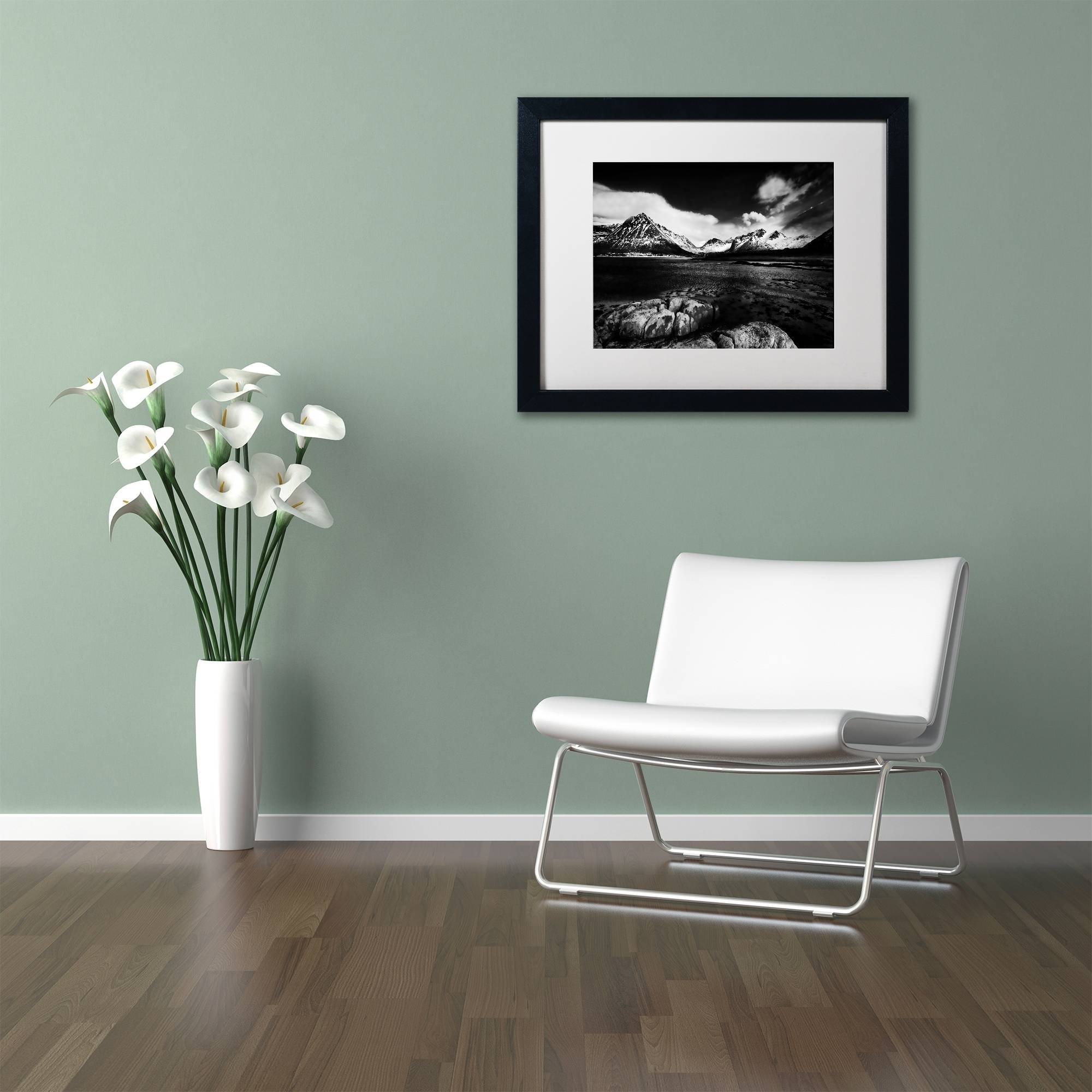 Trademark Fine Art "Took So Long" Canvas Art by Philippe Sainte-Laudy White Matte, Black Frame