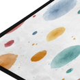 thumbnail image 3 of 39x20 Inch Non-Slip Floor Mat Hallway Runner Rug Entrance Floor Mat Runner for Kitchen and Living Room Small Watercolor Splashes and Dots, 3 of 8