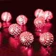 thumbnail image 3 of LINLIN Solar Moroccan String Light,Waterproof LED 8 Mode Metal Goble Lantern Solar Dazzling Moroccan Fairy String Light for Outdoor Garden Yard Party Christmas Ambiance Decorations, 3 of 8