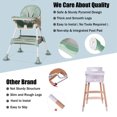 Otufan Baby High Chair 4in1 Baby Feeding Chair with Adjustable Height