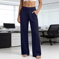 thumbnail image 2 of Yifymode Women's Wide Leg Yoga Dress Pants Soft Comfy Casual Sweatpants with Pockets Petite/Regular/Tall, 2 of 6