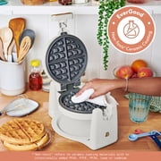 Beautiful Rotating Belgian Waffle Maker, White Icing by Drew Barrymore