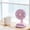 Purple, variant on CYMMPU Quiet Table Cooling Fan Stable Airflow Long Cycle Rechargeable Cells for Small Apartments, Office Cubicles and Student Rooms