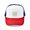 Red/Blue/White, variant on - Live Love Triathlon - Adjustable Unisex Printed Trucker Hat with Mesh Back