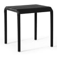 thumbnail image 5 of WestinTrends Playa Plastic Modern Outdoor Patio Accent Side Tables (Set of 2), Black, 5 of 13