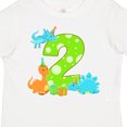 thumbnail image 4 of Inktastic Dinosaur Party-second Birthday Boys or Girls Toddler T-Shirt, 4 of 5