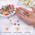 thumbnail image 3 of Uxcell 200pcs Perlas de Cristal de Estrella de Acrílico, Perlas Espaciadoras en Forma de Estrella de 11 mm para Manualidades de Joyería, Decoración de Pulseras y Collares, Llaveros, Multicolor, 3 of 6